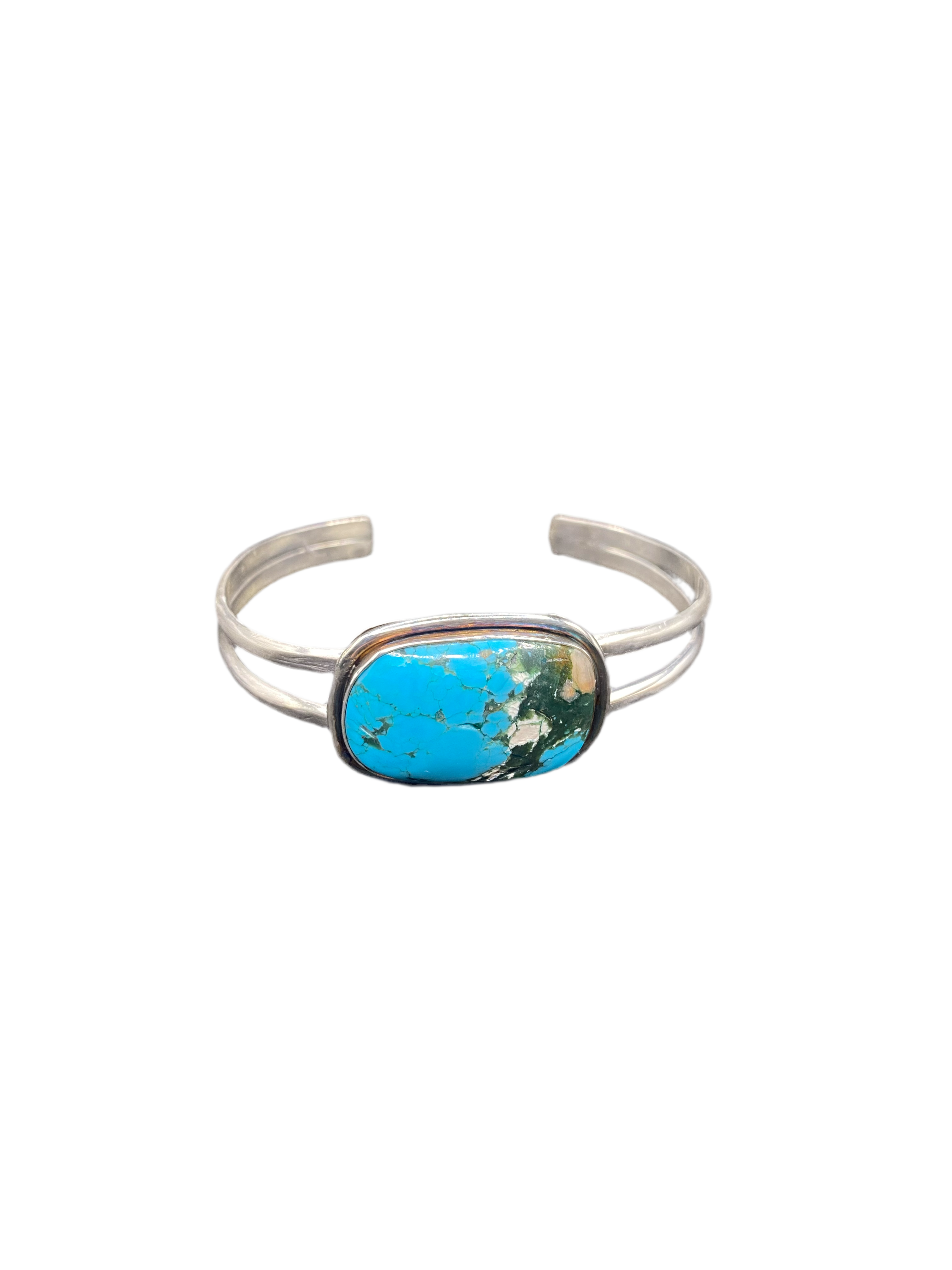 Kingman turquoise/sterling silver bracelet