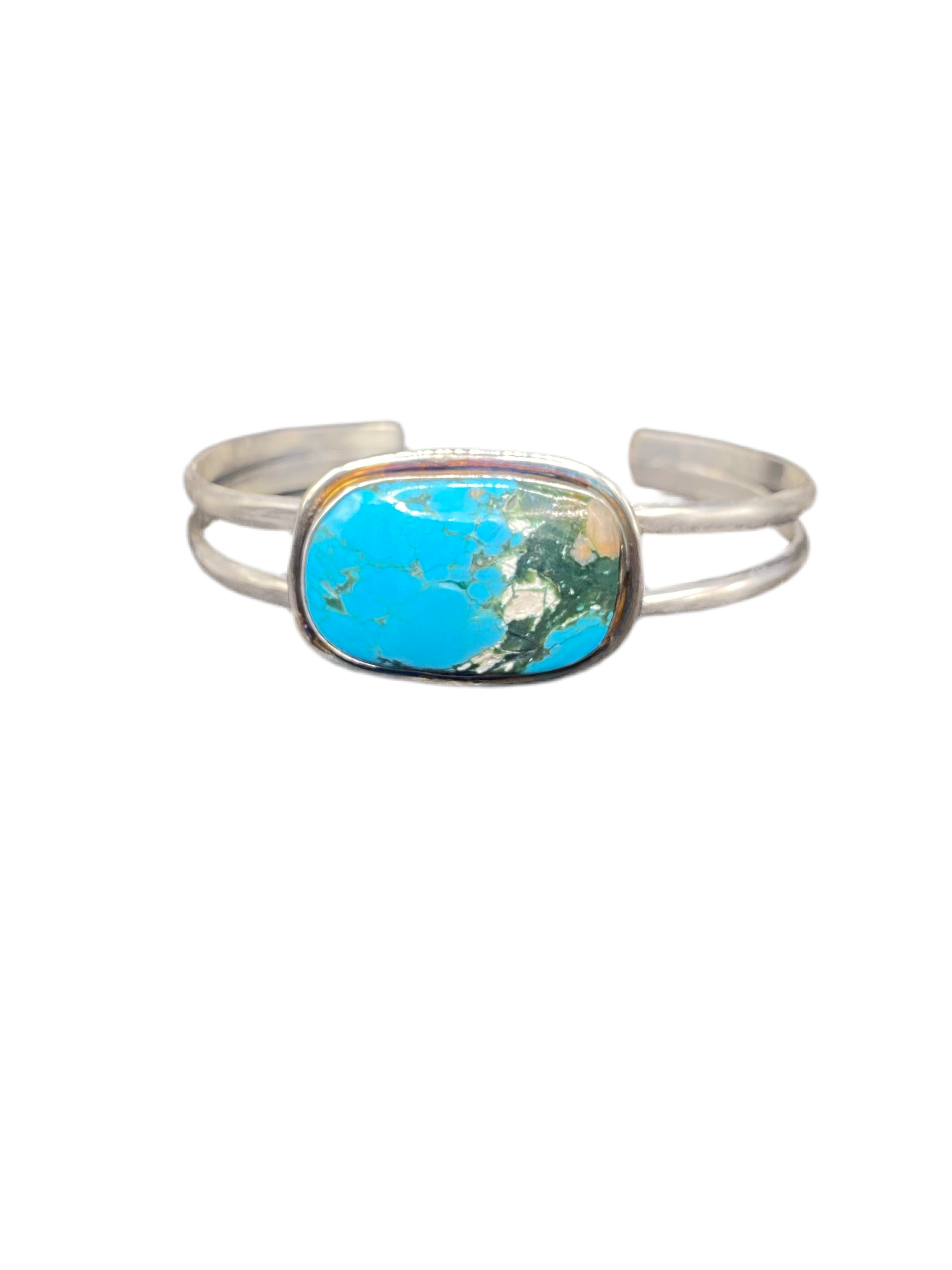Kingman turquoise/sterling silver bracelet