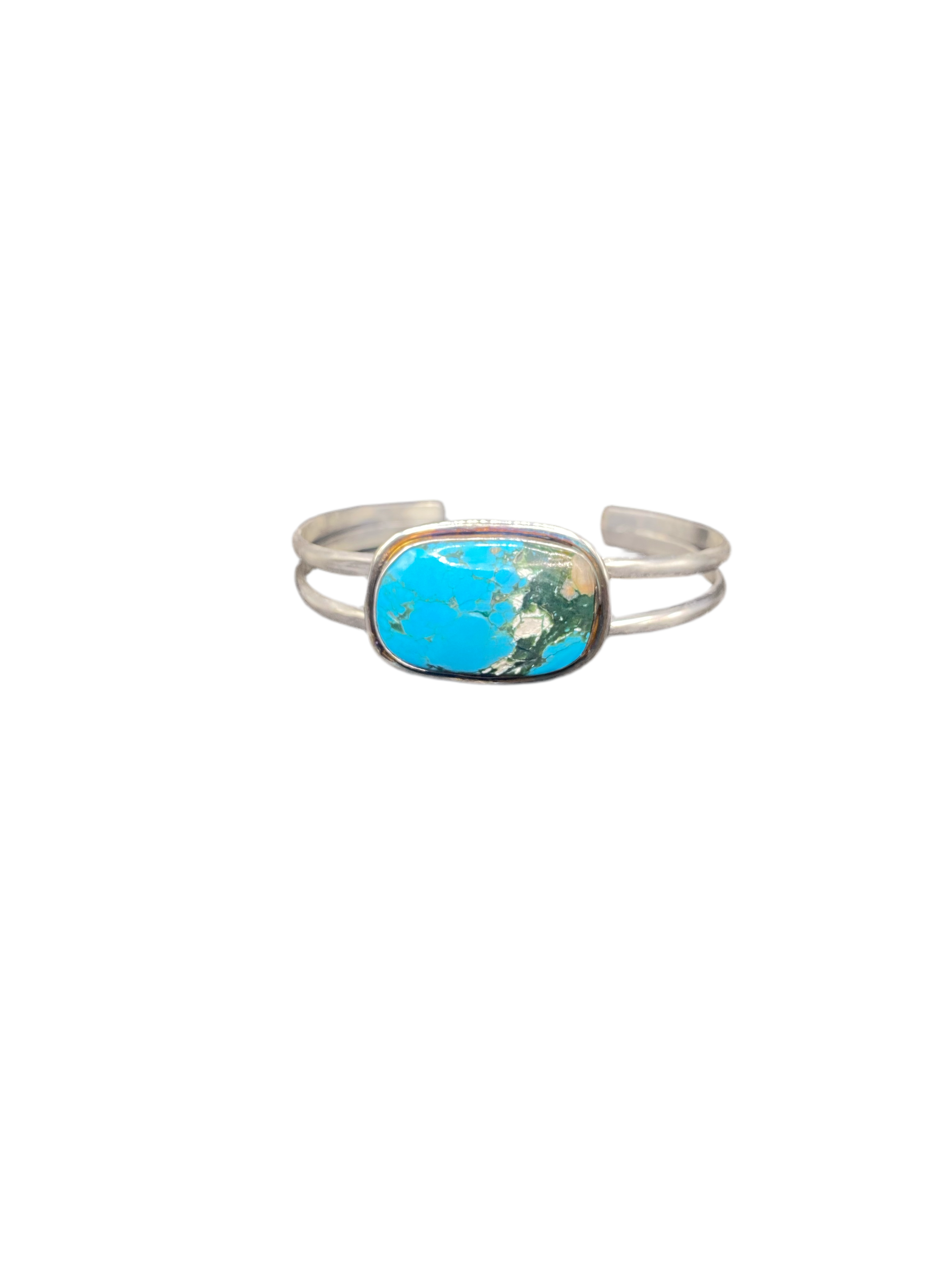 Kingman turquoise/sterling silver bracelet