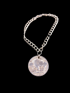 Buffalo nickel bracelet