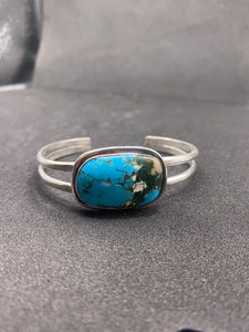 Kingman turquoise/sterling silver bracelet