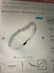 14k gold Diamond band