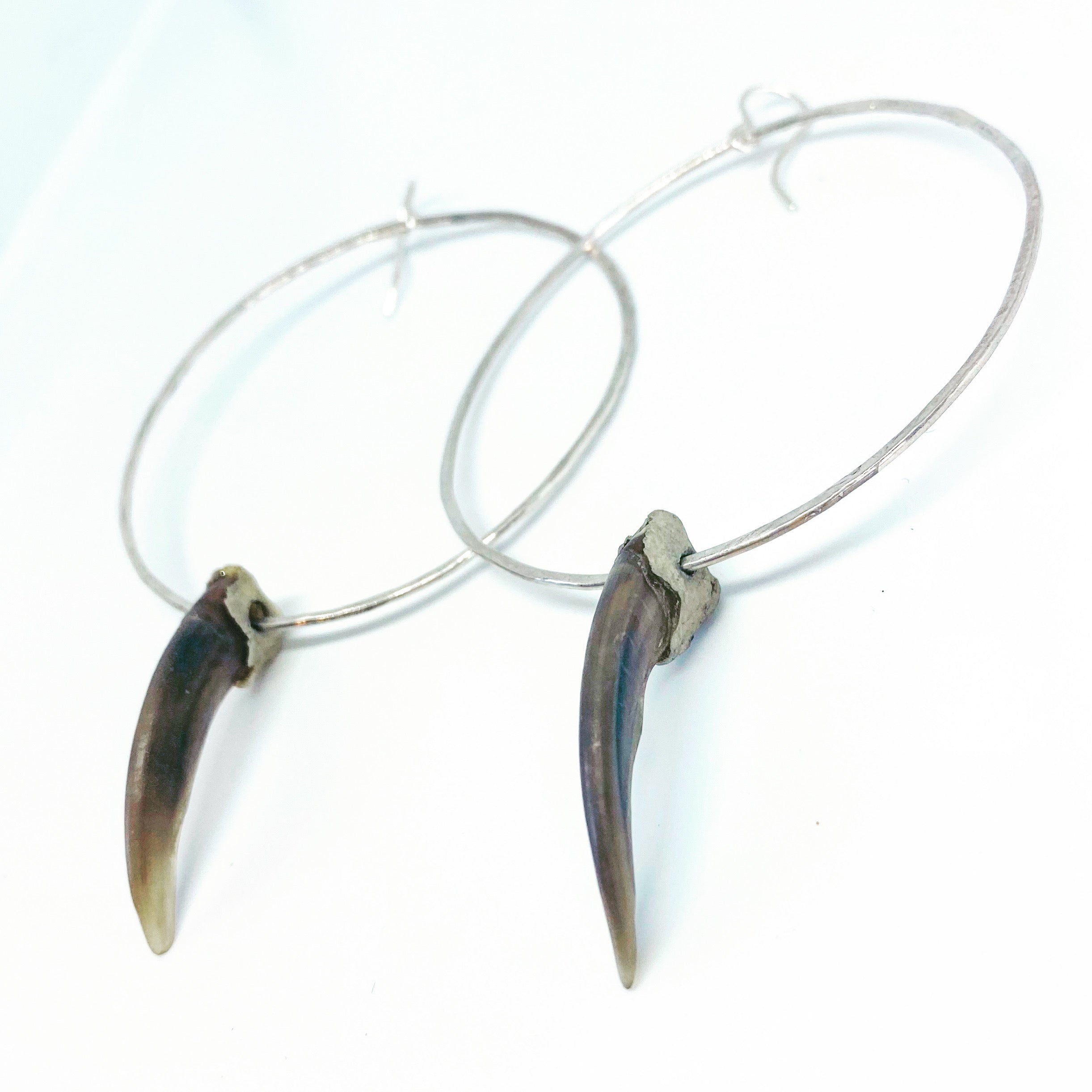 Sterling Badger Claw Hoops