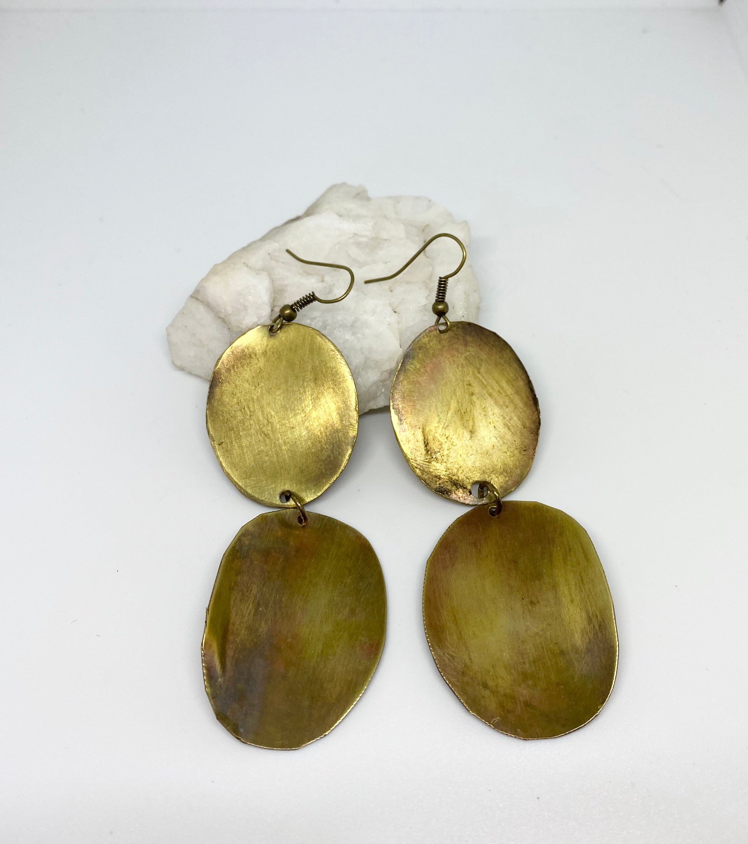 Antiqued Brass Dangles