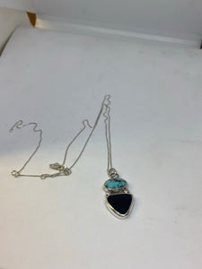 Turquoise Onyx Necklace