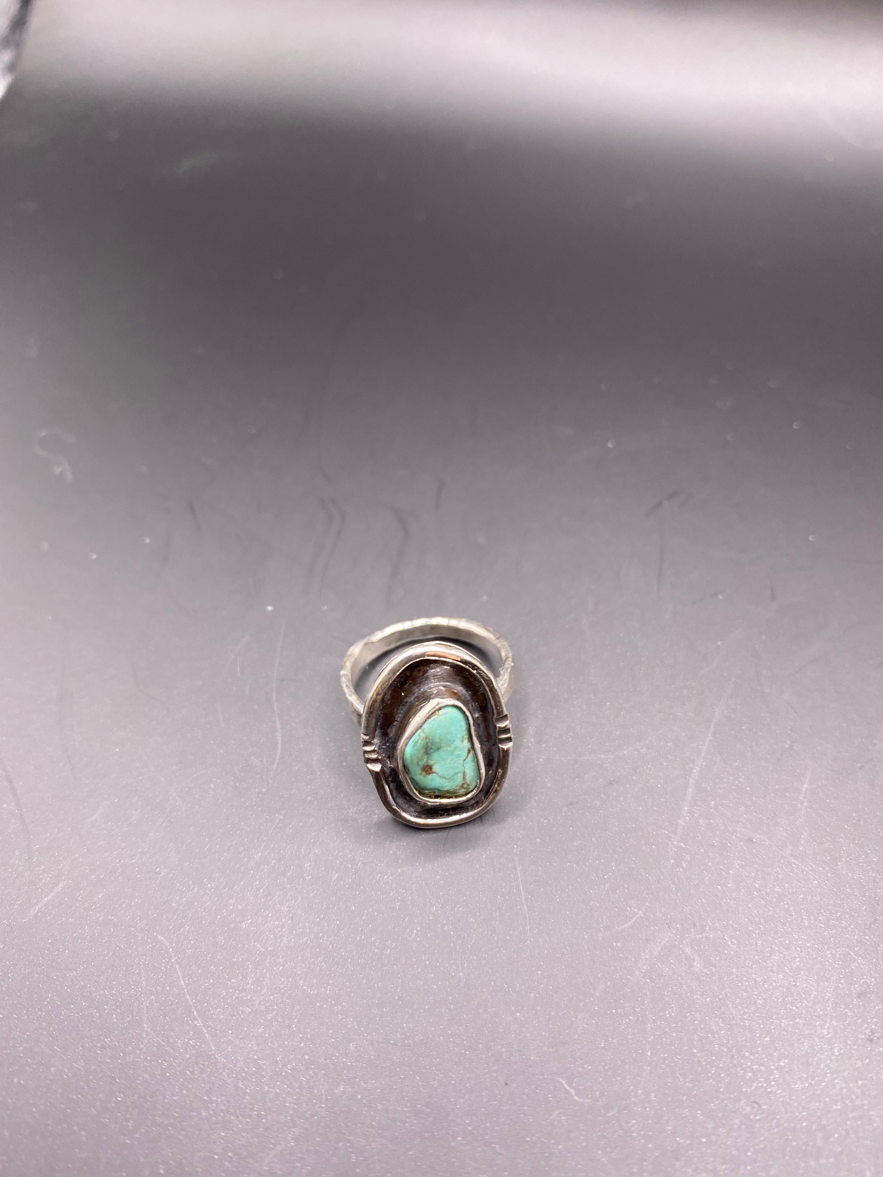 Nevada Skies Turquoise Ring