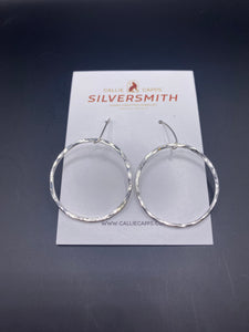 Small Sterling Hoops