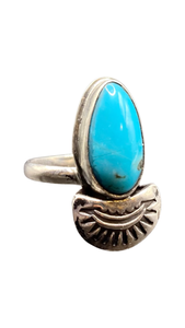 Turquoise Fan Ring