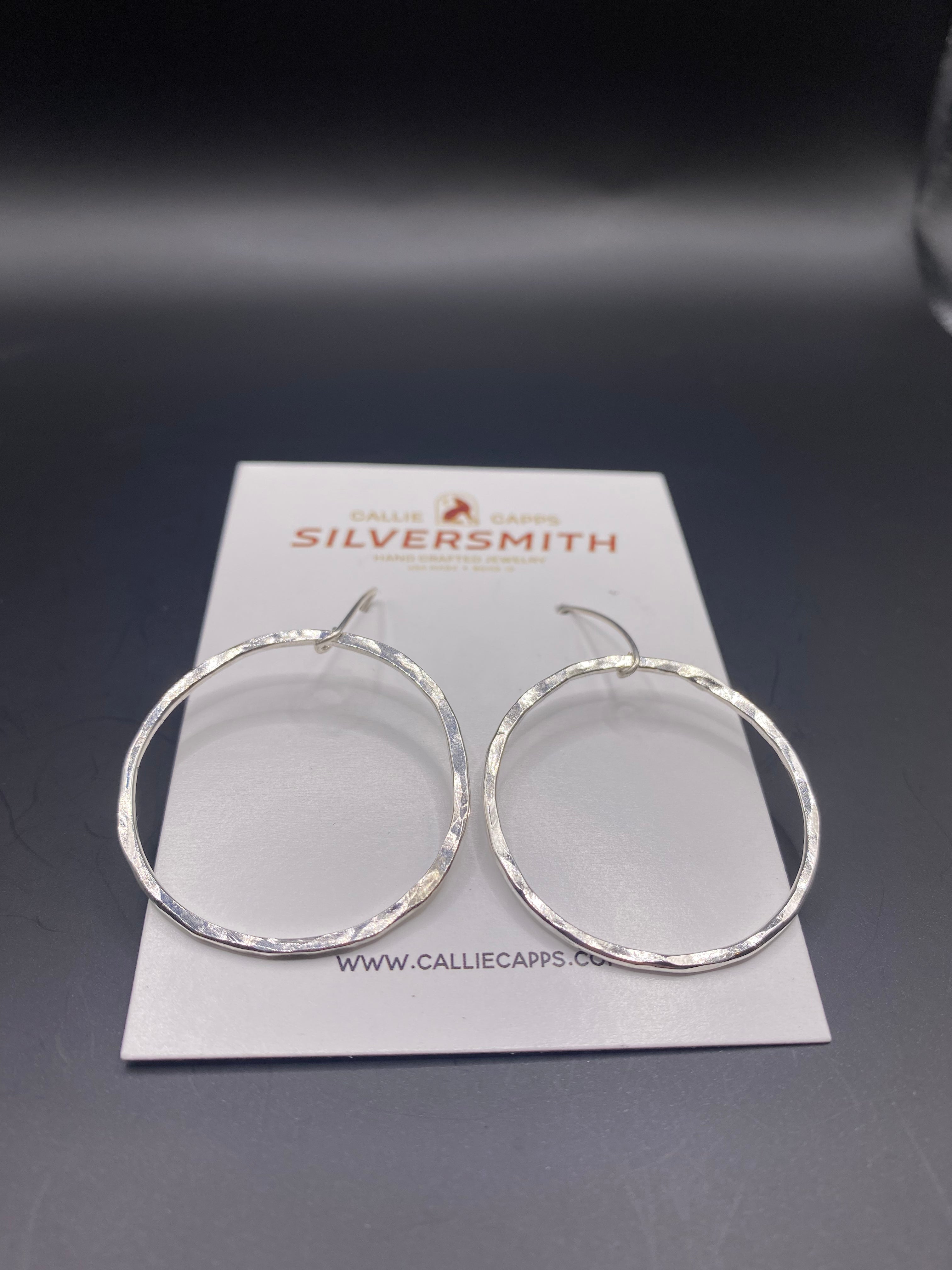 Small Sterling Hoops