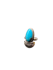 Turquoise Fan Ring